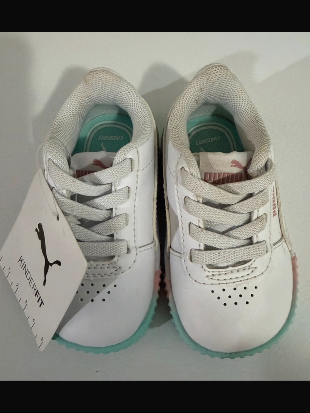 Puma Baby/Toddler White Sneakers Size 3